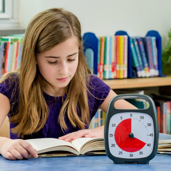 Time Timer Plus tidshjälpmedel i klassrummet