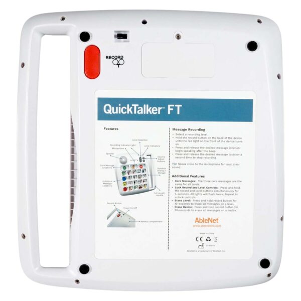 QuickTalker FT baksida