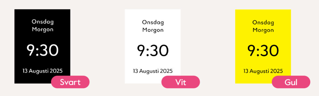 BBrain talande kalenderklocka
